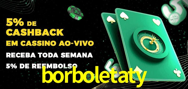 Promoções do cassino ao Vivo borboletaty